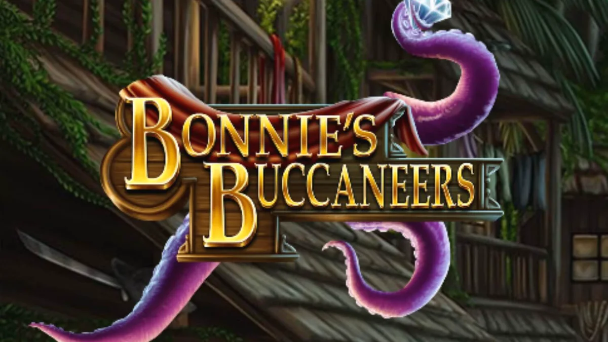 Interface do jogo de slot Bonnie's Buccaneers com tema de piratas